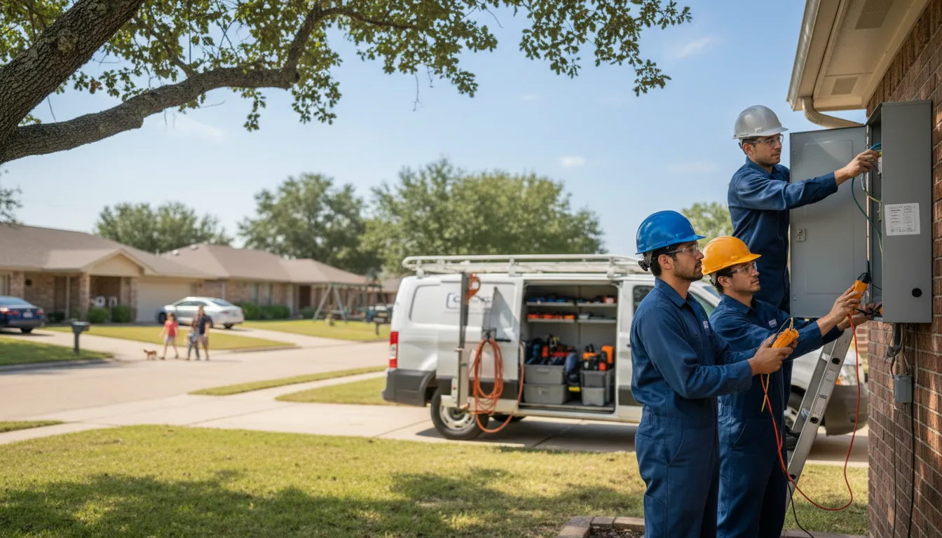 Certified electrician providing emergency electrical services in Penfield, PA